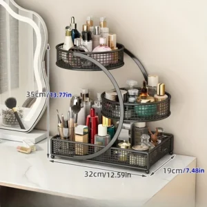 Metal Makeup Storage Rack