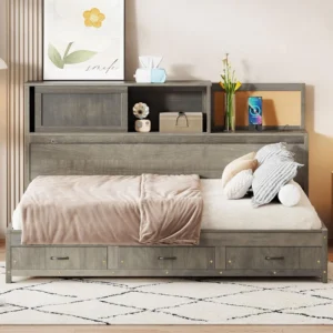 Storage Daybed with USB Ports